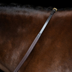 Riendas Imperial Riding de goma con refuerzo de nailon Marrón oscuro Marr&amp;amp;amp;oacute;n