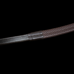 Riendas Imperial Riding de goma con refuerzo de nailon Marrón oscuro Marr&amp;amp;amp;oacute;n