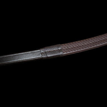 Riendas Imperial Riding de goma con refuerzo de nailon Marrón oscuro Marr&amp;amp;amp;oacute;n