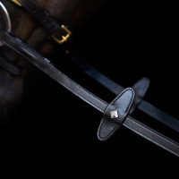 Riendas Imperial Riding de goma con marca para el pulgar Marrón oscuro Marr&amp;amp;amp;oacute;n