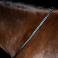 Riendas Imperial Riding de cuero liso Negro