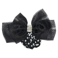 Red para el cabello con redecilla y perlas Imperial Riding Negro