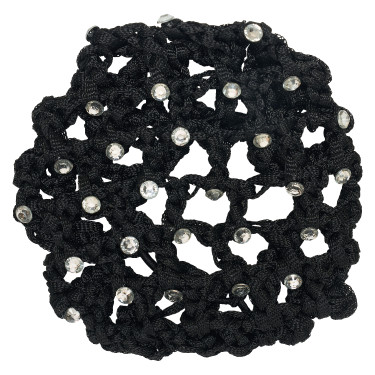 Red para el cabello con strass Imperial Riding Negro