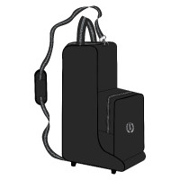 Bolsa para botas y casco Imperial Riding Basic Negro