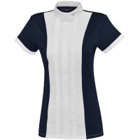 Polo mujer de manga corta Diamanta Flags & Cup Azul marino