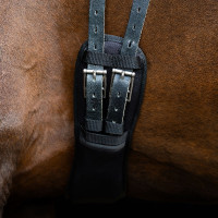 Cincha de doma Imperial Riding con memoria de forma Negro