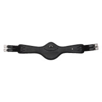 Cincha de salto Imperial Riding anatómica con hebillas de rodillo Negro