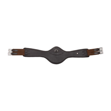 Cincha de salto Imperial Riding anatómica con hebillas de rodillo Marrón oscuro Marr&amp;amp;amp;oacute;n