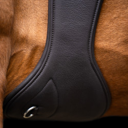 Cincha de salto Imperial Riding anatómica con hebillas de rodillo Marrón oscuro Marrón Cincha de salto Imperial Riding anatómica con hebillas de rodillo Marrón oscuro Marrón