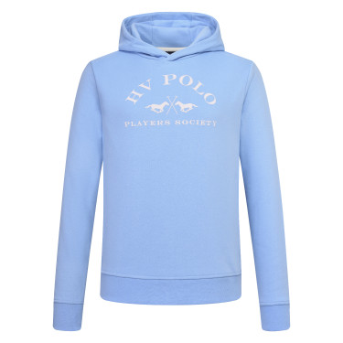 Sudadera con capucha HV Polo Jewel para mujer Azul empolvado