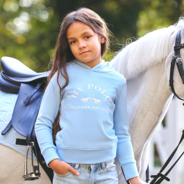 Sudadera con capucha HV Polo Jewel Kids Azul empolvado