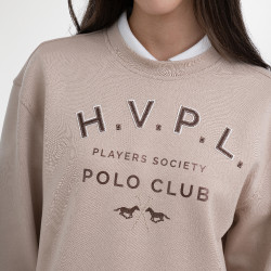 Sudadera HV Polo Janice mujer Champán Beige Sudadera HV Polo Janice mujer Champán Beige