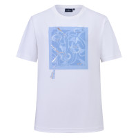 Camiseta de manga corta HV Polo Jenny para mujer Blanco
