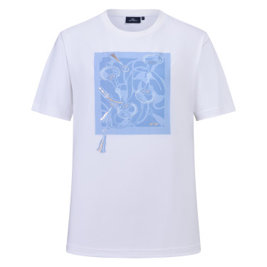 Camiseta de manga corta HV Polo Jenny para mujer Blanco