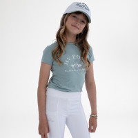 Camiseta de manga corta HV Polo Natalie Kids Cielo aqua