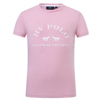 Camiseta de manga corta HV Polo Natalie Kids Rosa bonita