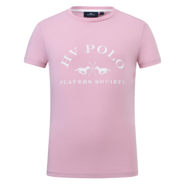 Camiseta de manga corta HV Polo Natalie Kids Rosa bonita Camiseta de manga corta HV Polo Natalie Kids Rosa bonita