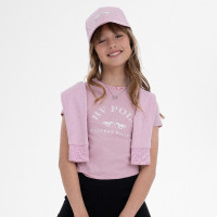 Camiseta de manga corta HV Polo Natalie Kids Cielo aqua