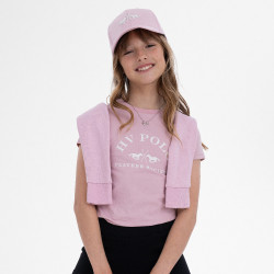 Camiseta de manga corta HV Polo Natalie Kids Rosa bonita Camiseta de manga corta HV Polo Natalie Kids Rosa bonita