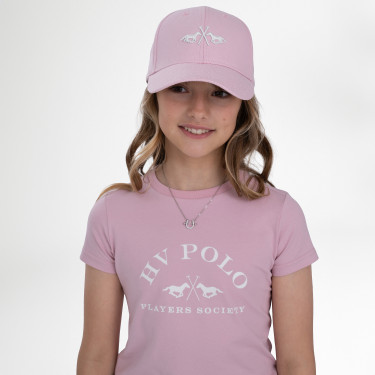 Camiseta de manga corta HV Polo Natalie Kids Rosa bonita Camiseta de manga corta HV Polo Natalie Kids Rosa bonita