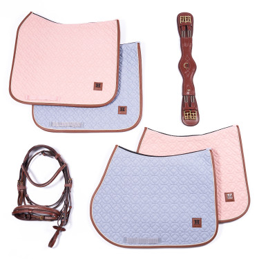 Mantilla HV Polo Luxi Dressage Azul empolvado