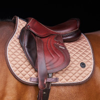 Manta de montura HV Polo Pilar estampado GP Champán Beige