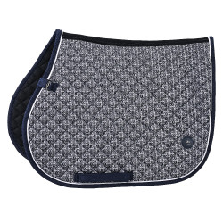 Manta de montura HV Polo Pilar estampado GP Marino Azul marino Manta de montura HV Polo Pilar estampado GP Marino Azul marino