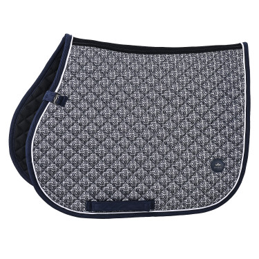 Manta de montura HV Polo Pilar estampado GP Marino Azul marino Manta de montura HV Polo Pilar estampado GP Marino Azul marino