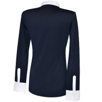 Polo mujer mangas largas Diamantina Flags & Cup Azul marino