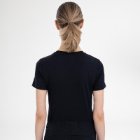 Camiseta de manga corta Euro-Star Amelia para mujer Negro