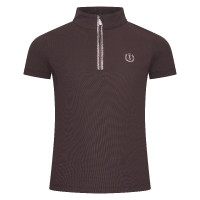 Camiseta de manga corta Imperial Riding Arly Kids Chocolate Marr&amp;amp;amp;oacute;n