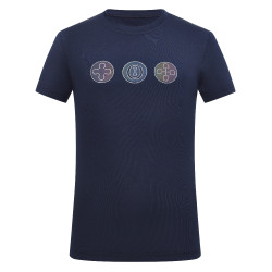 Camiseta de manga corta Imperial Riding Holographics Kids Marino Azul marino