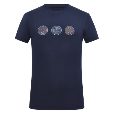 Camiseta de manga corta Imperial Riding Holographics Kids Marino Azul marino