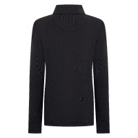 Top de manga larga Imperial Riding Jamy mesh para niños Negro