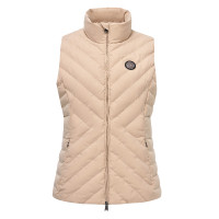 Chaleco sin mangas HV Polo Montana para mujer Champán Beige