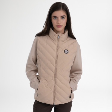 Chaleco sin mangas HV Polo Montana para mujer Champán Beige