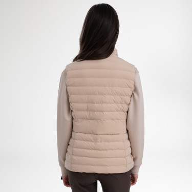 Chaleco sin mangas HV Polo Montana para mujer Champán Beige