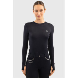 Camiseta de manga larga Harcour Bluvea para mujer Marino Azul marino