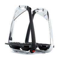 Estribos Flex-On Iron-S Chrome IUG negro Negro / negro