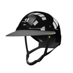 Casco Mips Flex-on Armet negro visera Angel Star barbada negra