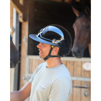 Casco Mips Flex-on Armet negro visera Unisex Dark barboquejo negro