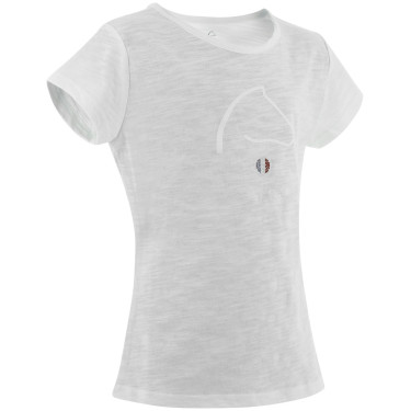 Camiseta infantil EQUITHÈME 'Claire' Blanco Camiseta infantil EQUITHÈME 'Claire' Blanco