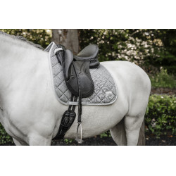 Mantilla de doma Horseware AA Performance Pizarra plateada Gris Mantilla de doma Horseware AA Performance Pizarra plateada Gris