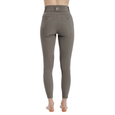 Pantalón Horseware Newmarket de talle medio con grip en las rodillas Tormenta Azul