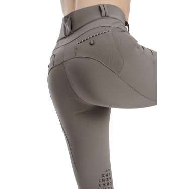 Pantalón Horseware Newmarket de talle medio con grip en las rodillas Tormenta Azul
