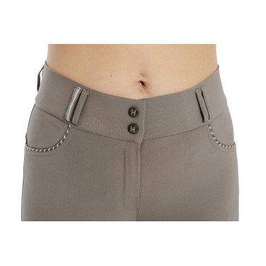 Pantalón Horseware Newmarket de talle medio con grip en las rodillas Tormenta Azul
