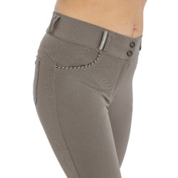Pantalón Horseware Newmarket de talle medio con grip en las rodillas Tormenta Azul