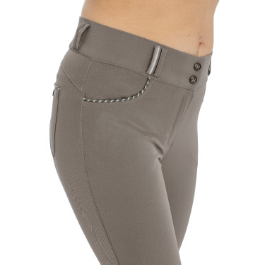 Pantalón Horseware Newmarket de talle medio con grip en las rodillas Tormenta Azul