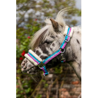 Cabezada Funny Horses HKM Azul oscuro, azul, rosa oscuro Multicolor