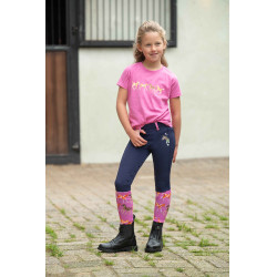 Kinder T-shirt Pony Club HKM Rosa